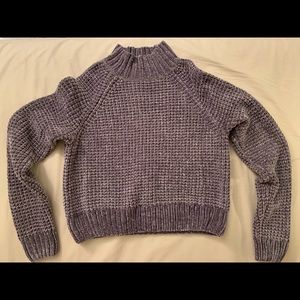 Brown Divided H&M Chunky knit sweater
